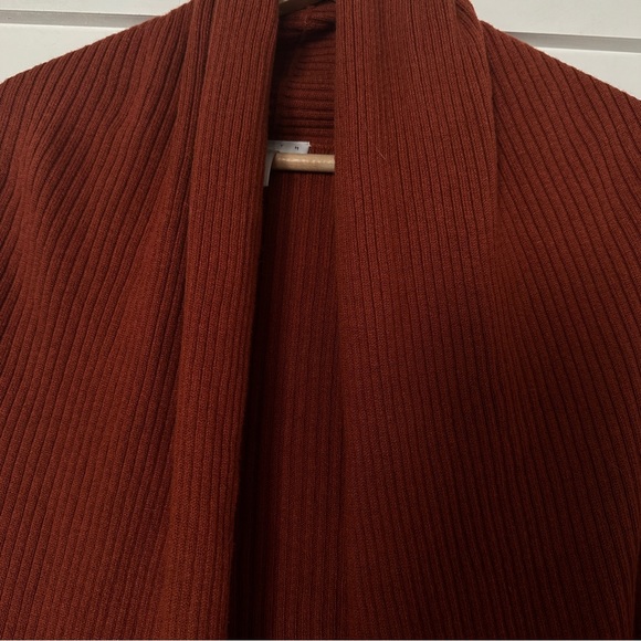 Leith Ribbed Cardigan Wool Blend, S - Picture 4 of 8
